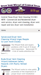 Mobile Screenshot of dryerventwizardofcentraltexas.com
